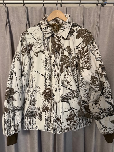 Supreme RealTree Reversible Quilted Work Jacket "Snow Camo"