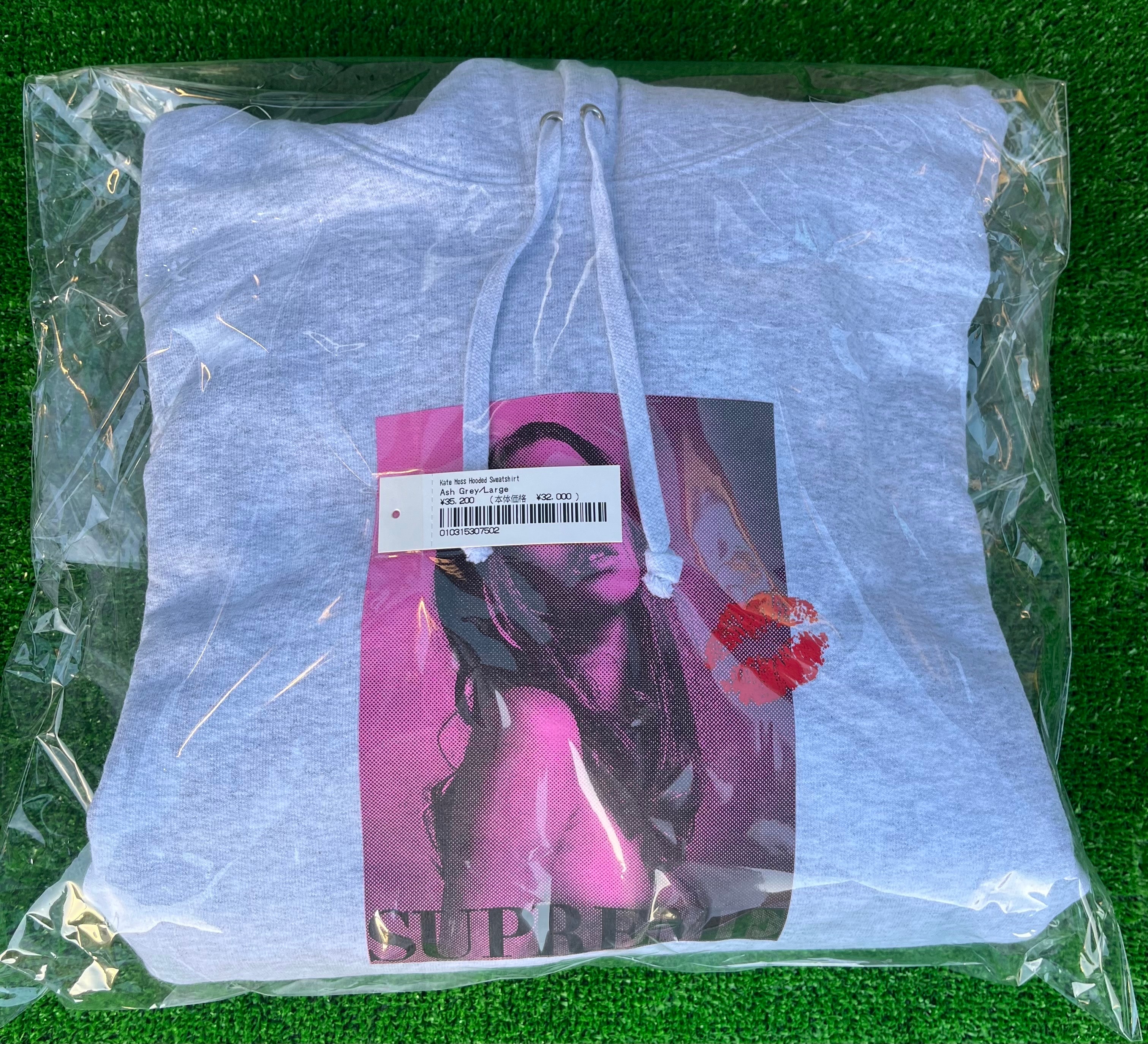 Supreme Kate Moss Hooded Sweatshirt "Ash Grey"