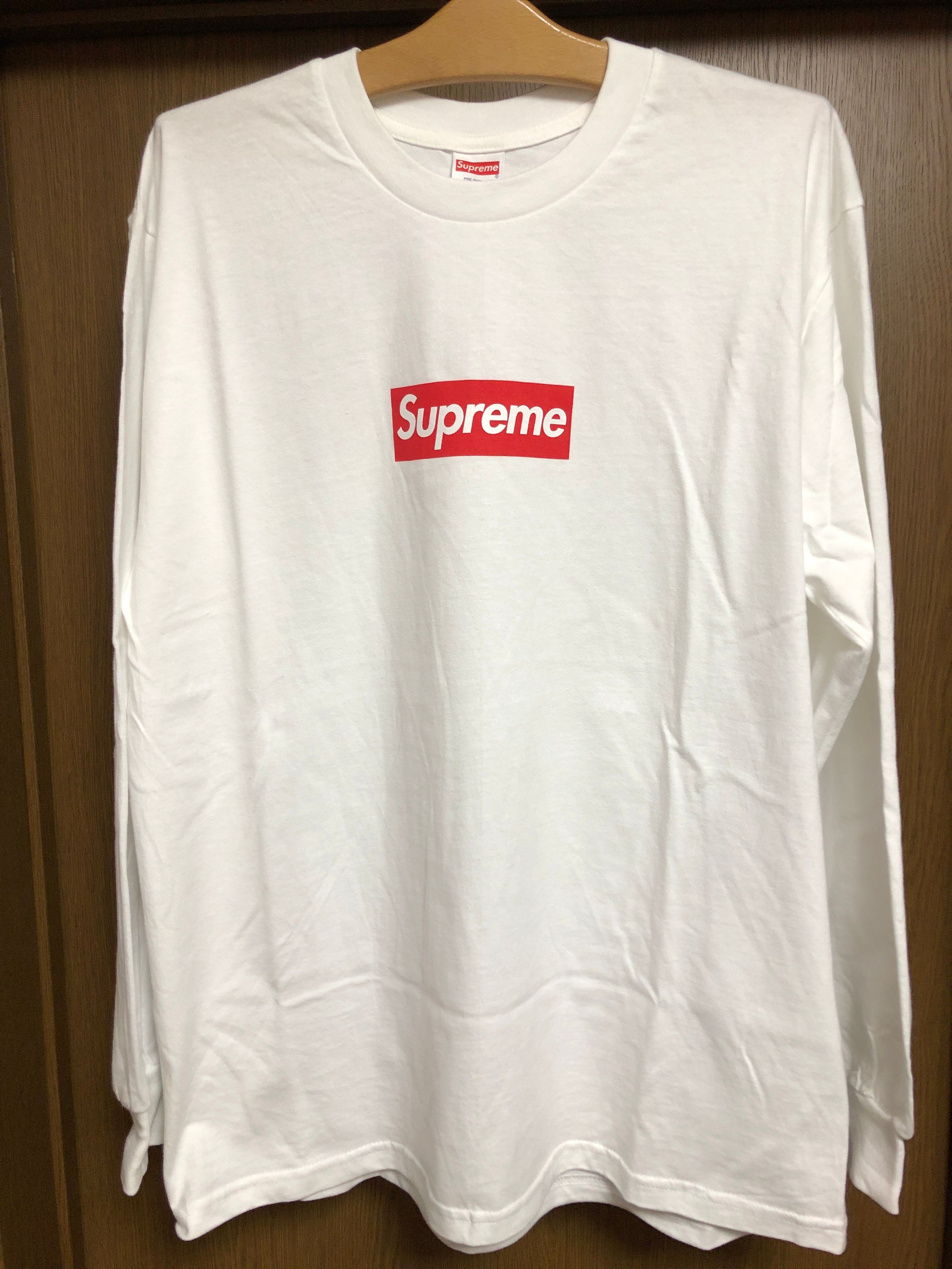 Supreme Box Logo L/S Tee "White"
