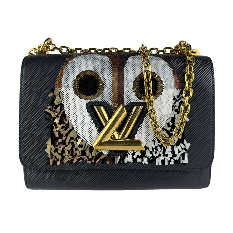 ルイ ヴィトン LOUIS VUITTON ショルダーバッグ エピ ツイストMM エピレザー ブラック ゴールド レディース M41867【中古】 z9737