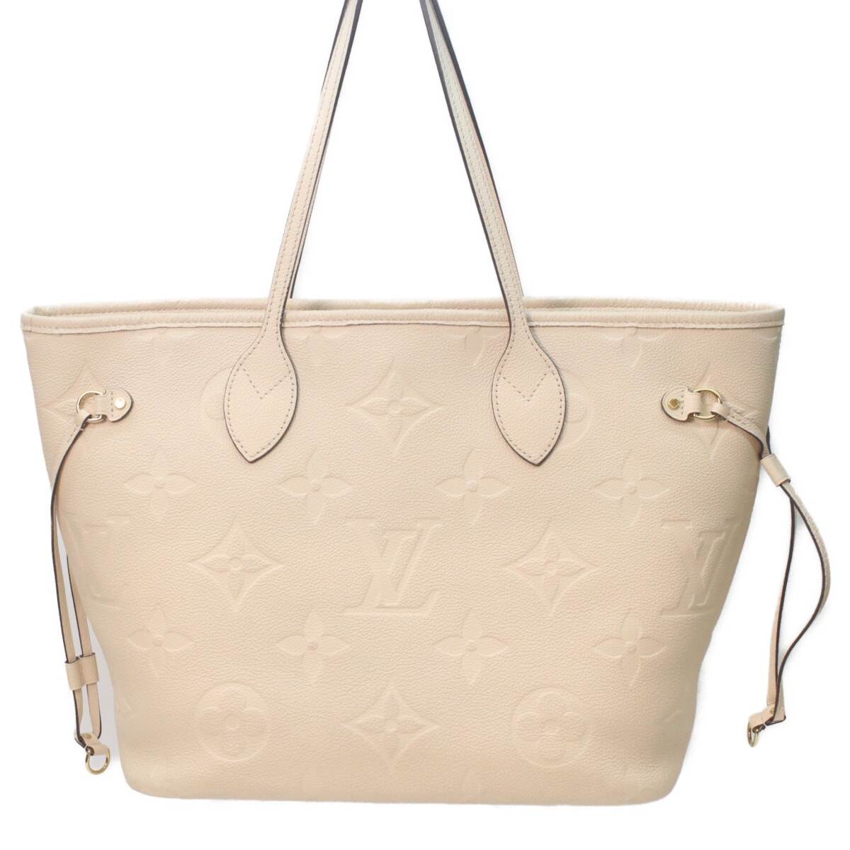 ルイヴィトン M46676 モノグラムアンプラント クレーム ネヴァーフルMM