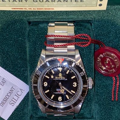 A BATHING APE CLASSIC TYPE 1 BAPEX "Silver"