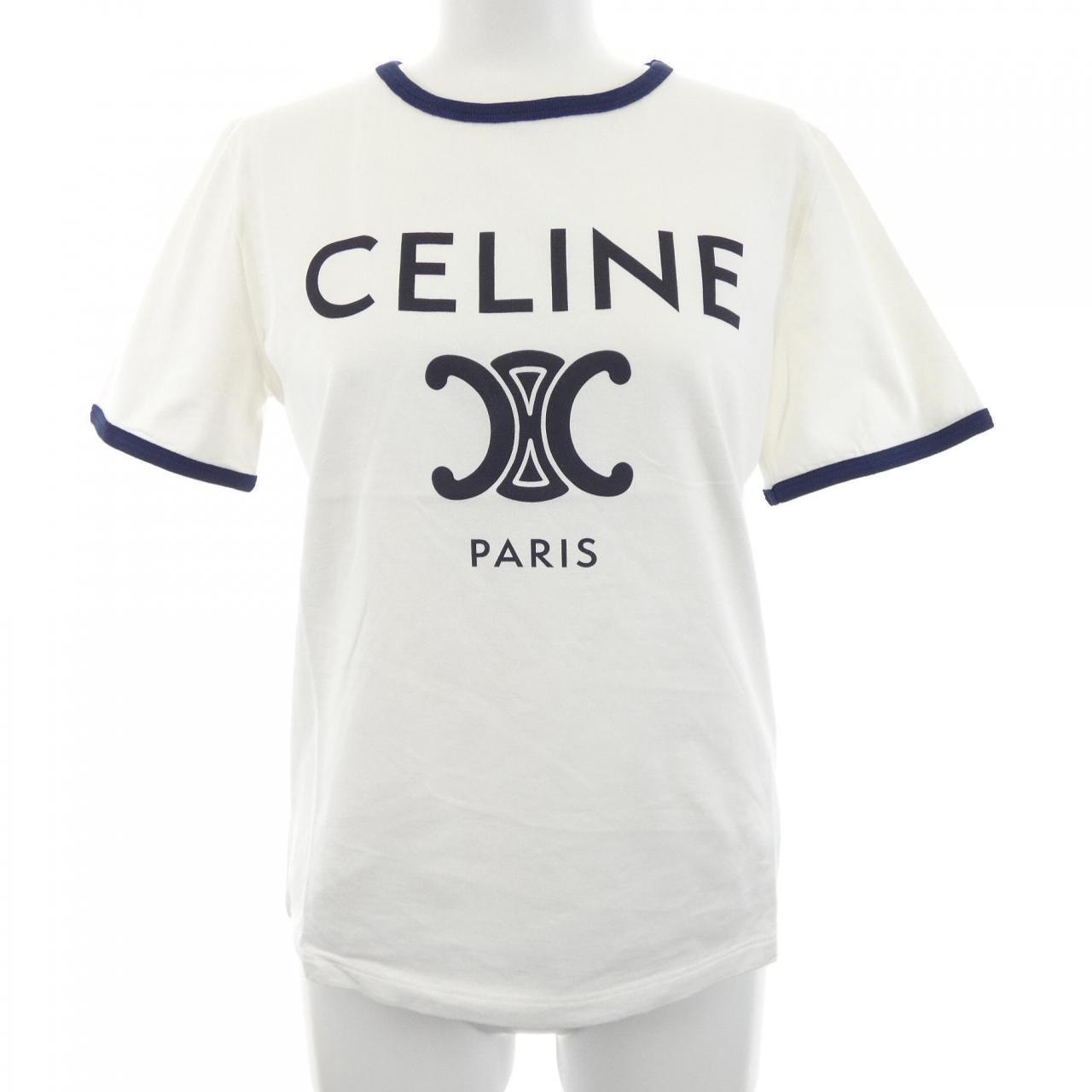 セリーヌ CELINE CELINE PARIS Tシャツ トリオンフ TRIOMPHE 2X872671Q Tシャツ