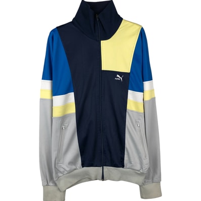 古着 80年代 プーマ PUMA クレイジーパターン ジャージ トラックジャケット メンズXL相当 ヴィンテージ/eaa612699