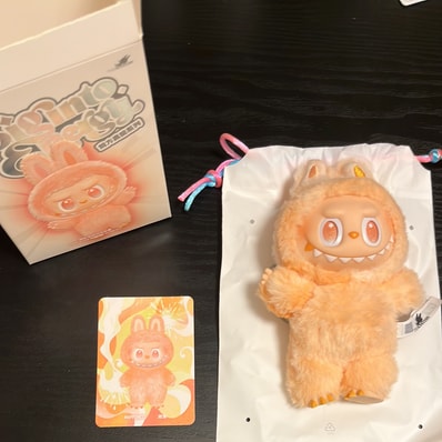 POP MART THE MONSTERS (LABUBU) Big into Energy Series Plush Pendant HAPPINESS