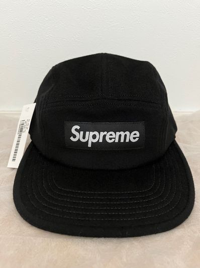 Supreme Wool Camp Cap "Black"
