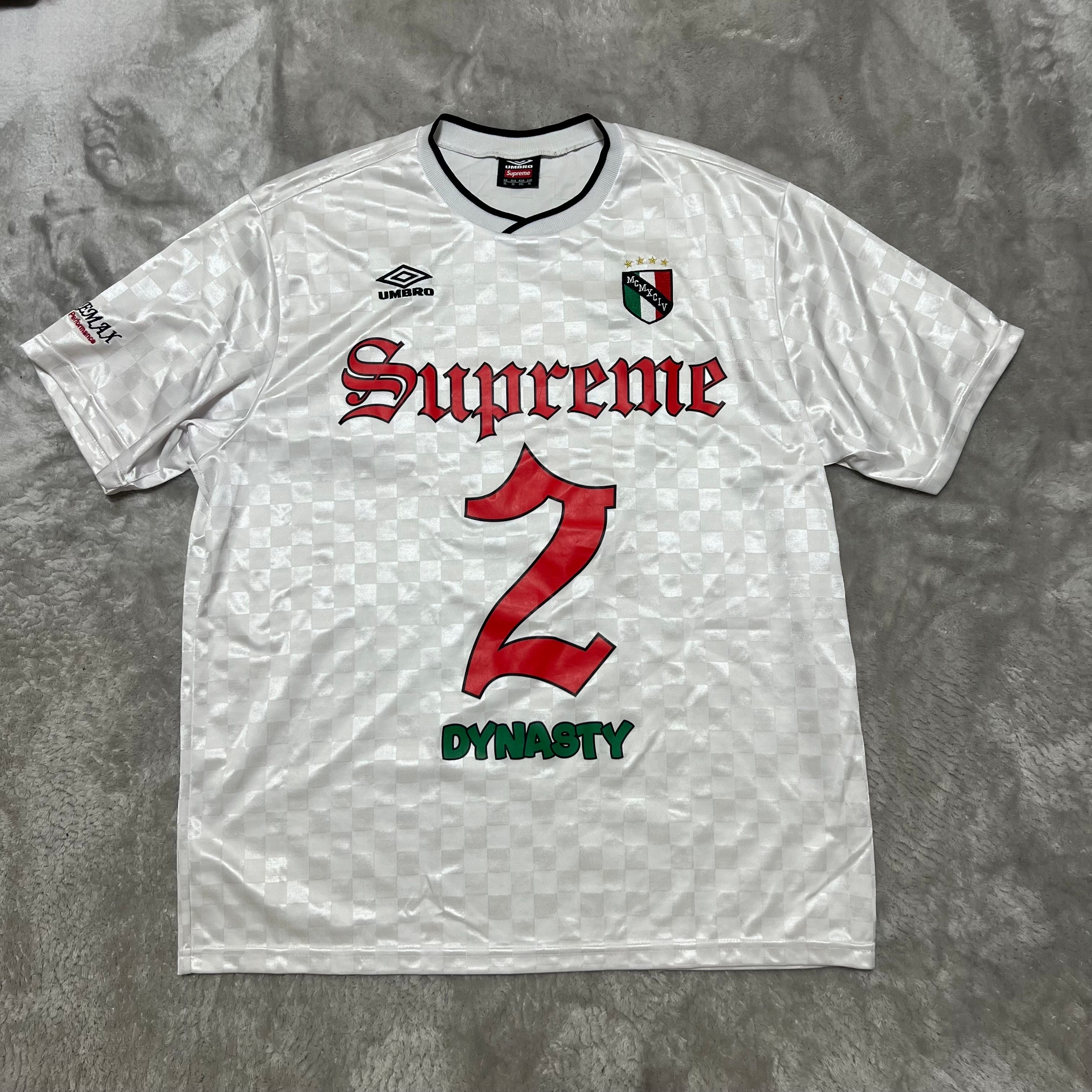 シュプリーム アンブロ サッカー ジャージ "ホワイト"