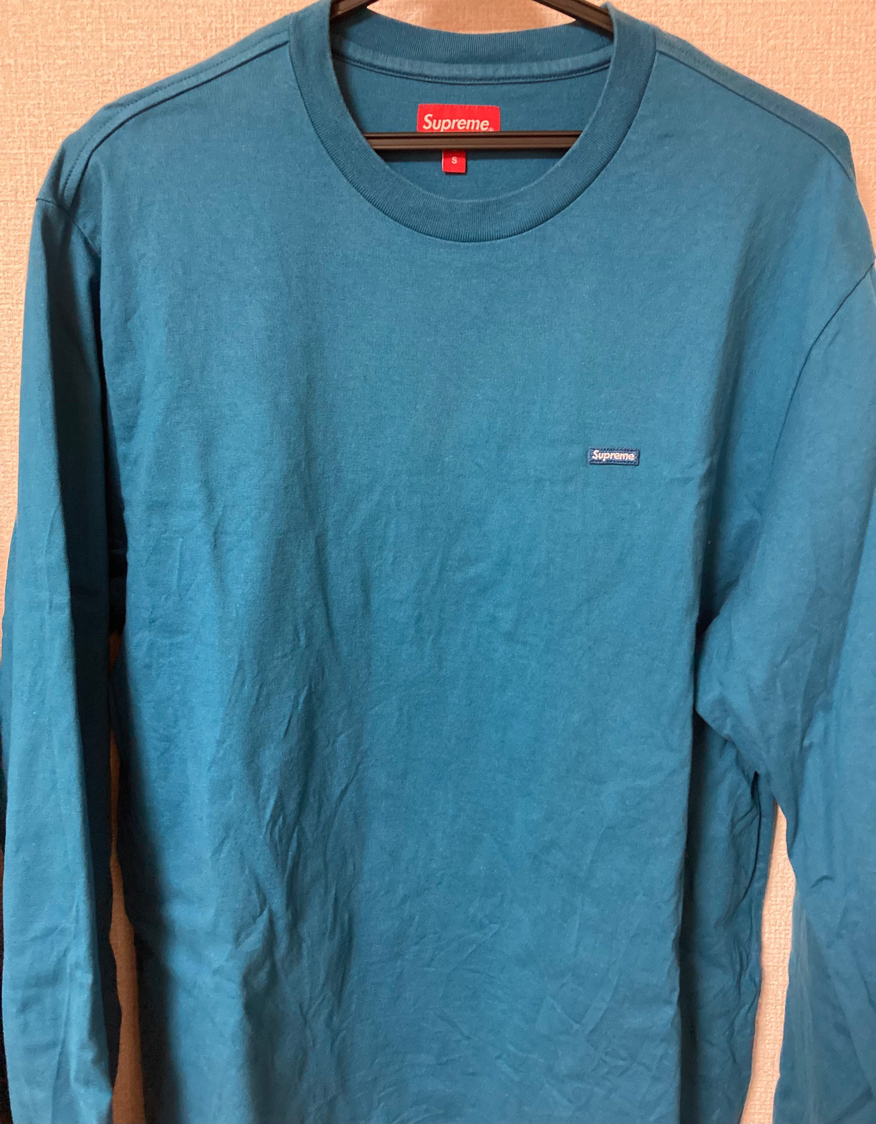 Supreme Small Box L/S Tee "Teal"(22FW)