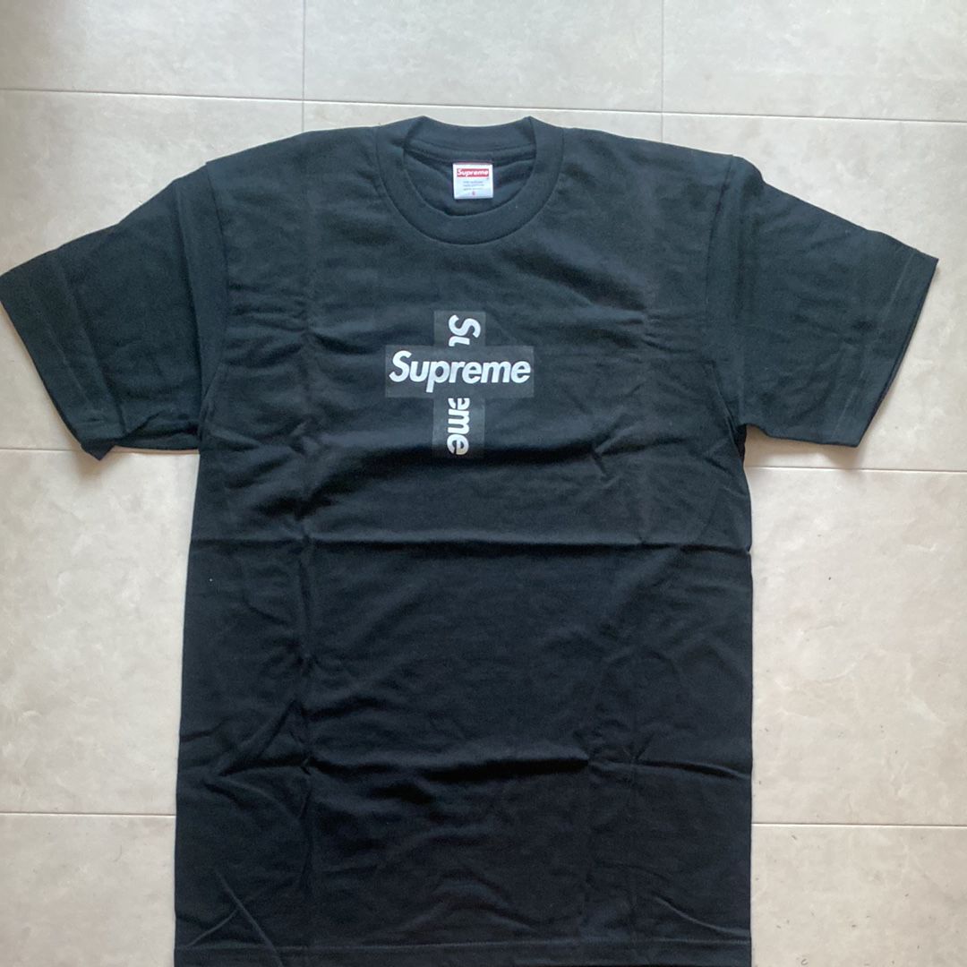 Supreme Cross Box Logo Tee "Black"