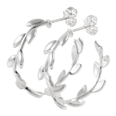 TIFFANY&Co. ティファニー オリーブリーフ フープ ピアス パロマ・ピカソ シルバー925 シルバー【中古】