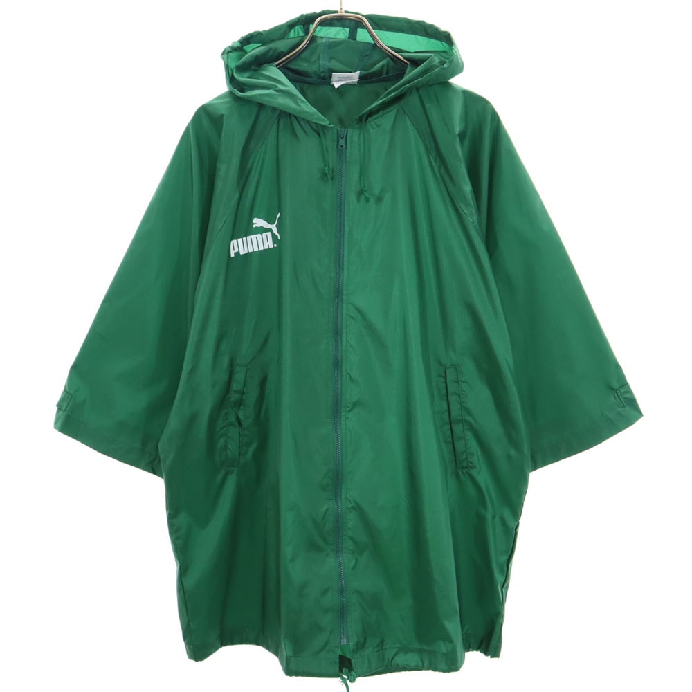 PUMA プーマ 90s オールド ヒットユニオン トレーニング レインコート 160 グリーン フード