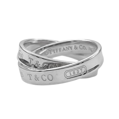 TIFFANY&Co. ティファニー 1837 インターロッキング 2連 リング・指輪
SV925 6.5号 シルバー 新品仕上済 レディース
【中古】