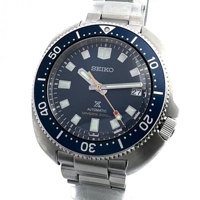 セイコー SEIKO 腕時計 プロスペックス ダイバー 55th メカニカル SBDC123 SS AT ネイビー【鑑定済み】正規品