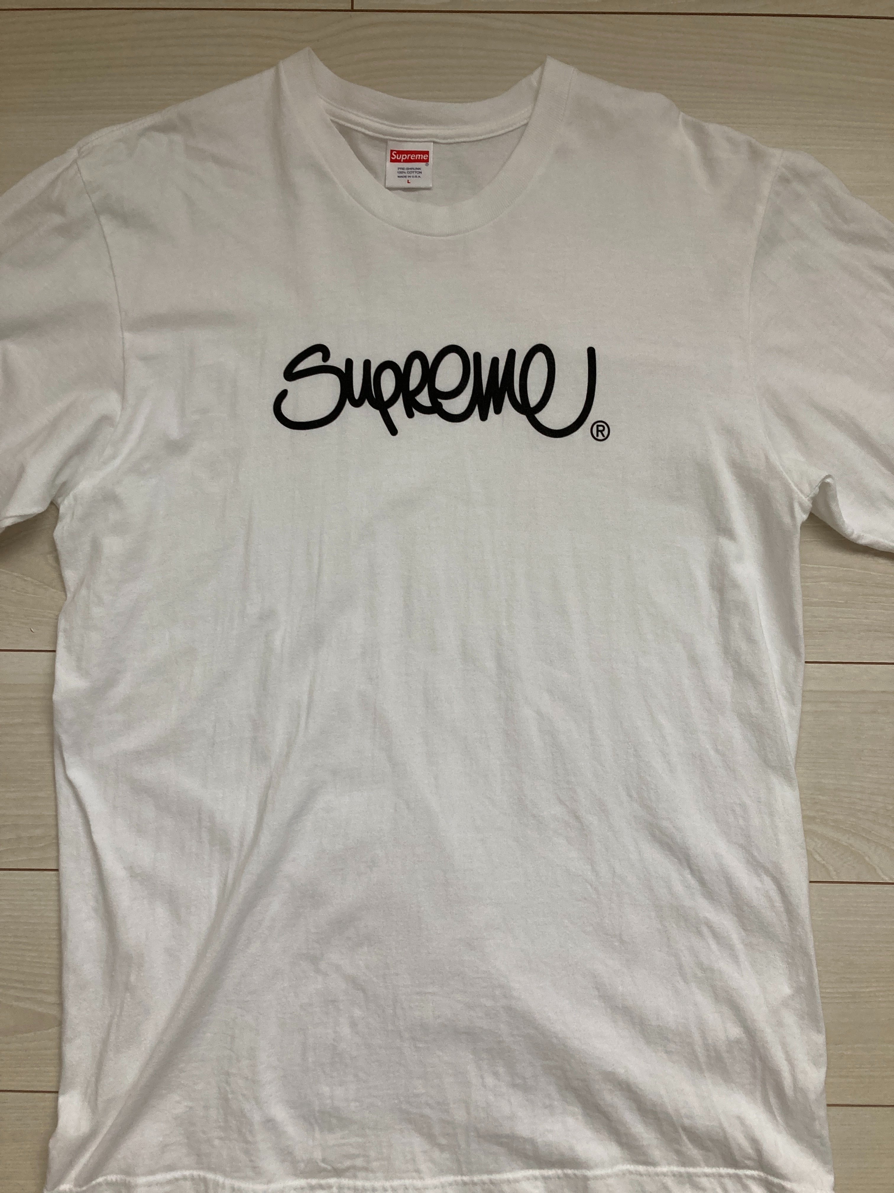 Supreme Handstyle Tee "White"