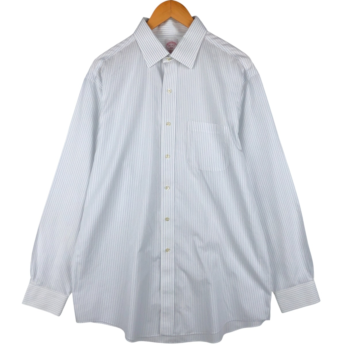 古着 ブルックスブラザーズ Brooks Brothers 346 長袖 コットンストライプシャツ メンズXL相当/eaa605926