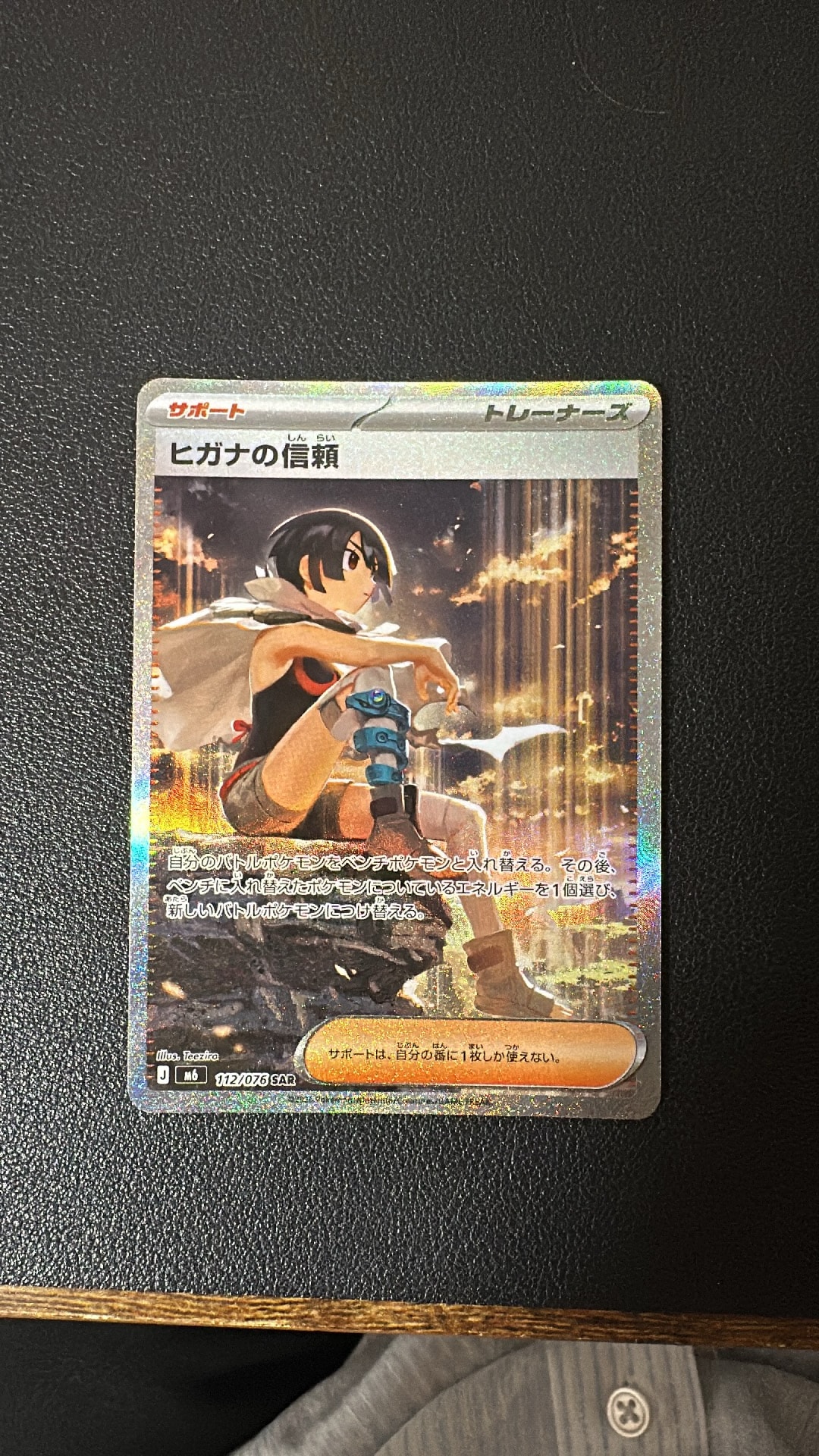 ヒガナの信頼 SAR [M6 112/076](拡張パック「ストームエメラルダ」)