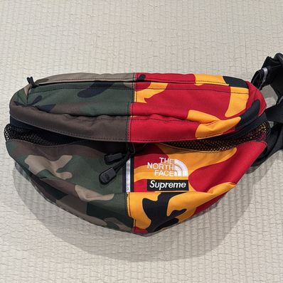 Supreme x The North Face Split Waist Bag "Camo"
