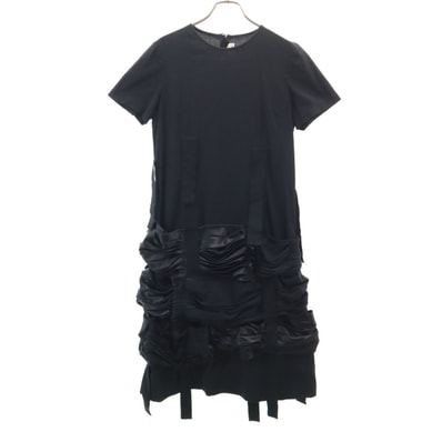 COMME des GARCONS コムデギャルソン 2014年 日本製 半袖 ワンピース S ブラック