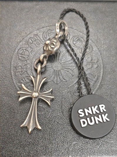 Chrome Hearts 1 Ball Tiny CH Cross Charm "Silver"