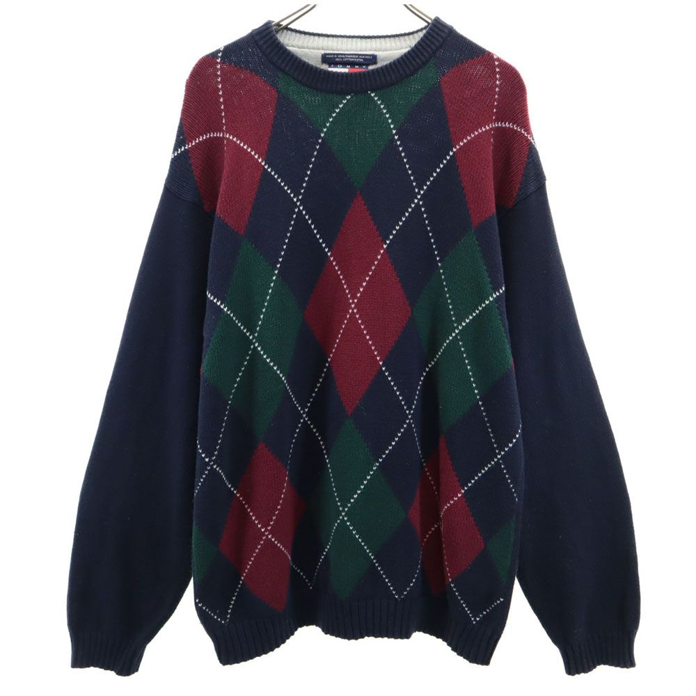 TOMMY HILFIGER 90s 長袖 コットンニット セーター