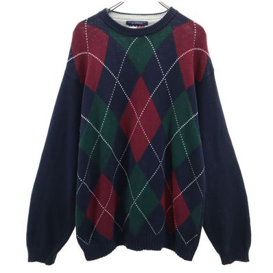 TOMMY HILFIGER 90s 長袖 コットンニット セーター