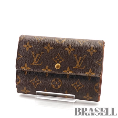 LOUIS VUITTON ルイ・ヴィトン 三つ折り財布 Monogram Canvas レディース