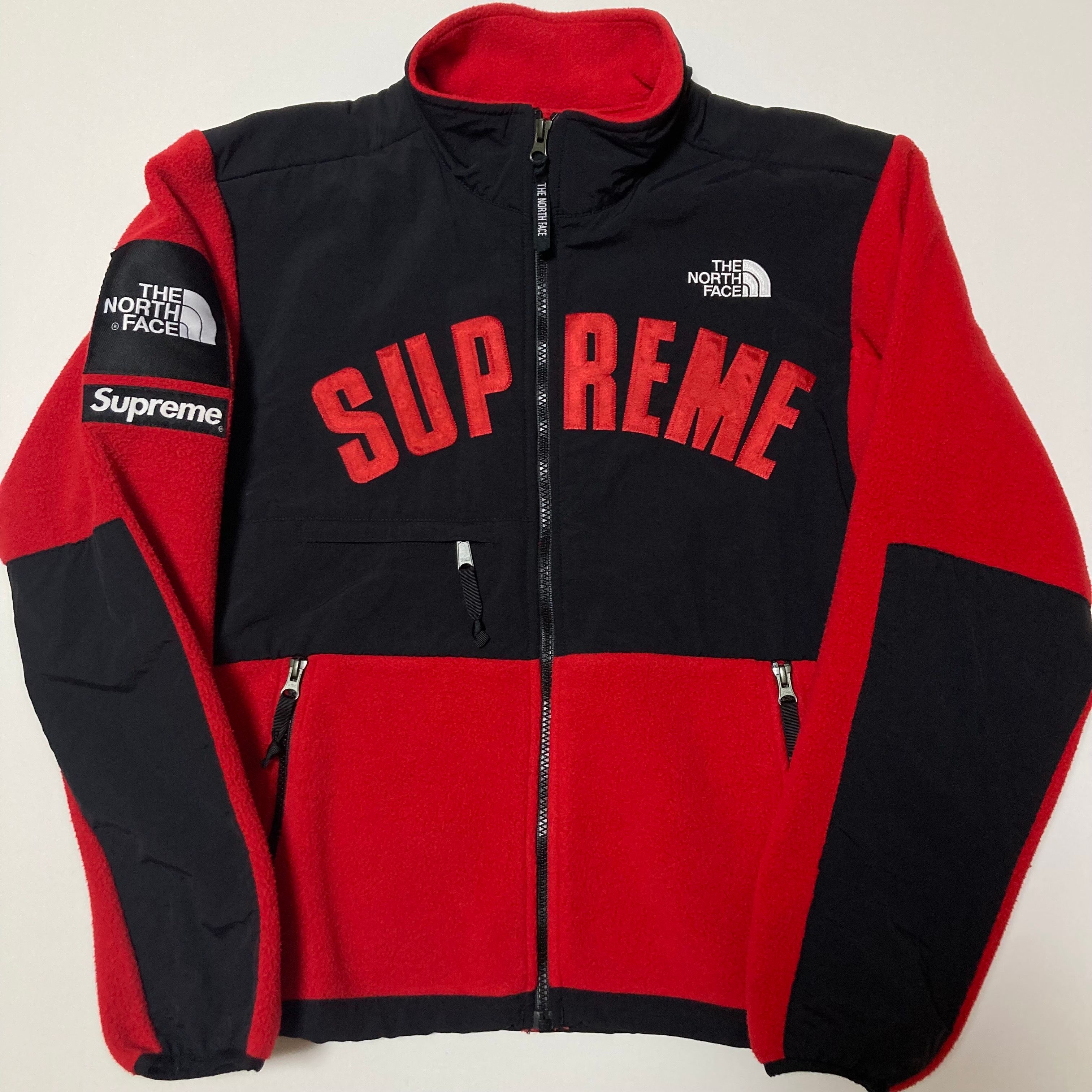 Supreme x The North Face Arc Logo Denali Fleece Jacket "Red"
