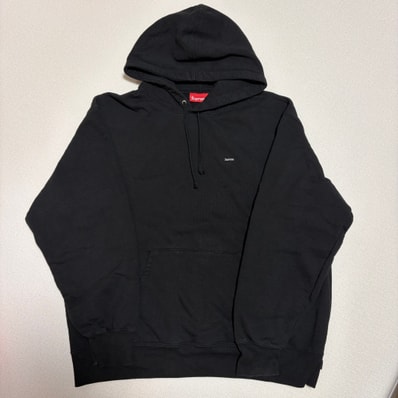 Supreme Small Box Hooded Sweatshirt "Black" (24FW)