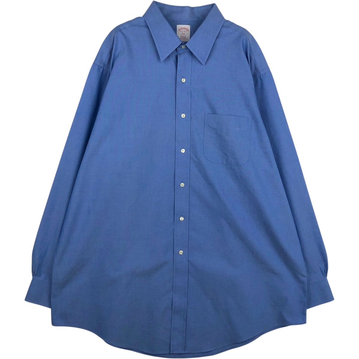 古着 ブルックスブラザーズ Brooks Brothers 346 REGULAR FIT 長袖 コットンシャツ メンズXL相当/eaa643879