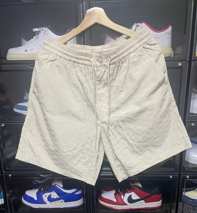 Kith Flocked Monogram Mason Short "Veil"