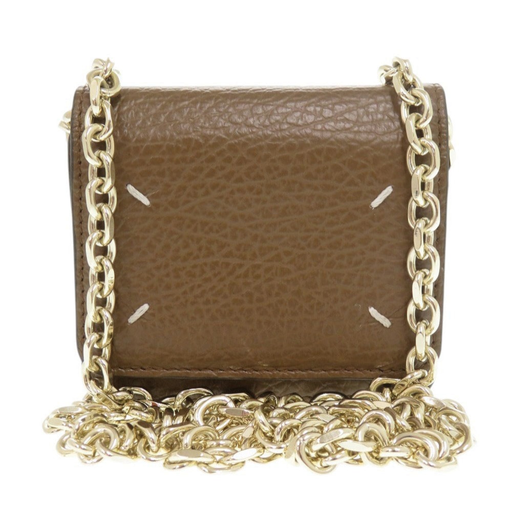 メゾン マルジェラ  4ステッチ  チェーンミニウォレットバッグ