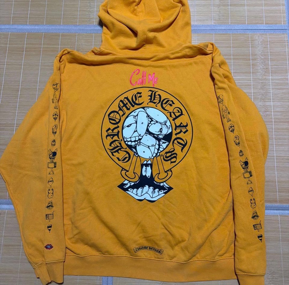 CHROME HEARTS MATTY BOY マスタード パーカー XXL