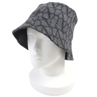 極美品 ヴァレンチノ イコノグラフ バケットハット 56 5W2HGA65MPF