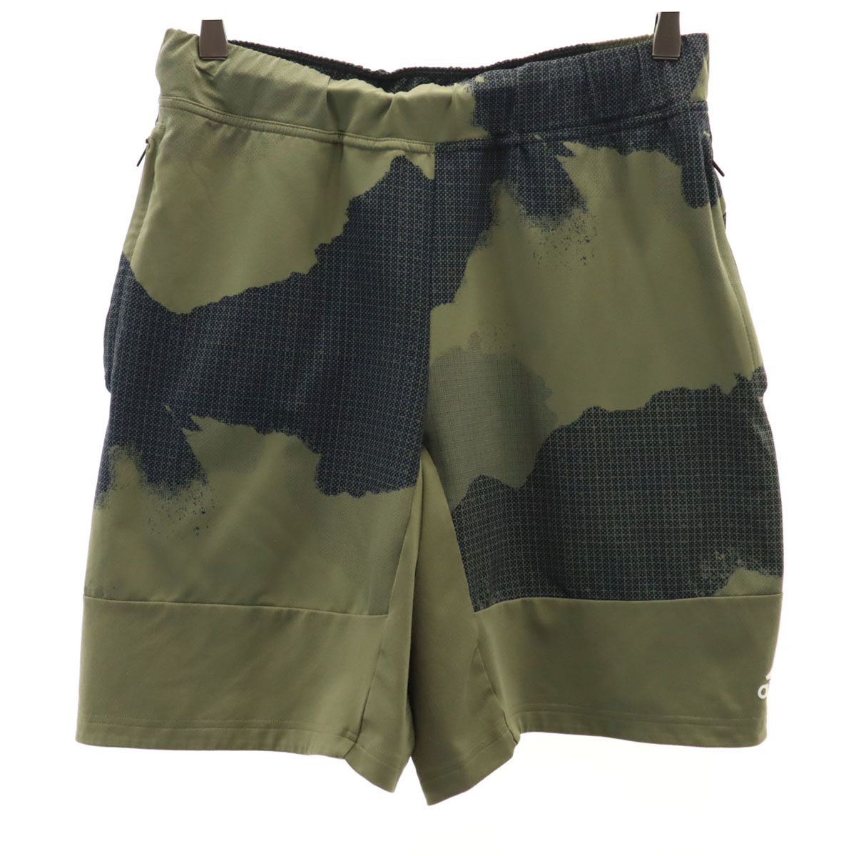 adidas アディダス 迷彩柄 ショートパンツ カーキ