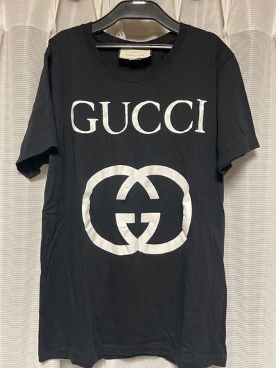 GUCCI Oversize T-shirt With Interlocking G "Black"