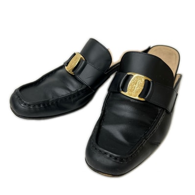 サルバトーレフェラガモ Salvatore Ferragamo BOUTIQUE サルヴァトーレフェラガモブティック 74978 ガンチーニ レザー ミュール 7C