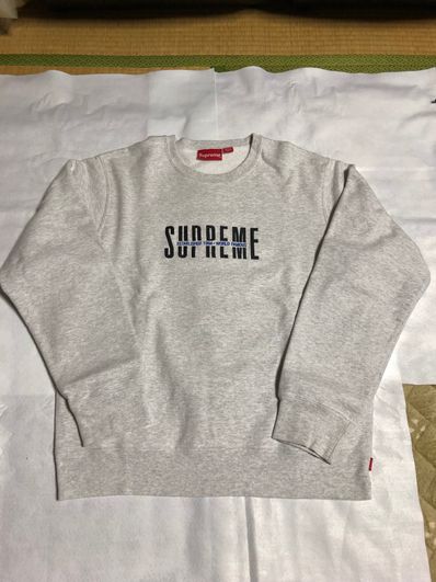 Supreme World Famous Crewneck "Ash Grey"
