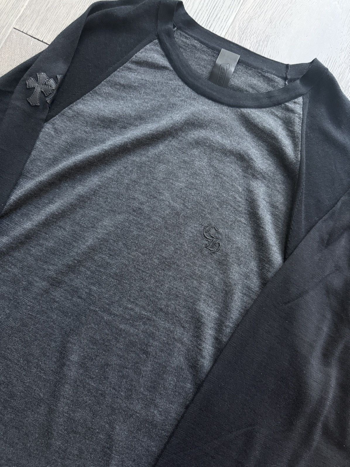 新作/日本未入荷 クロムハーツ YNOT ワイノット 3クロスパッチ ベースボール ロンT