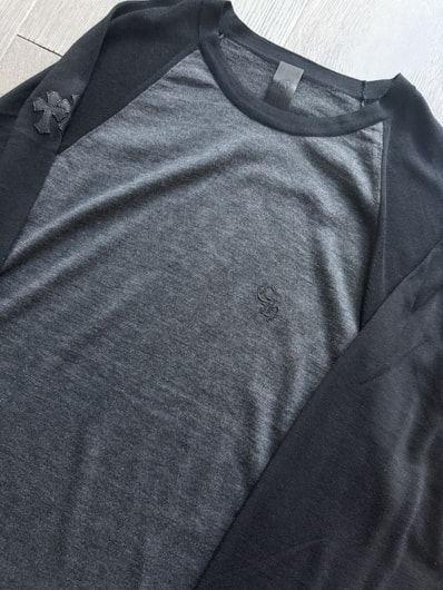 新作/日本未入荷 クロムハーツ YNOT ワイノット 3クロスパッチ ベースボール ロンT