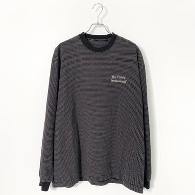 ENNOY 23SS L/S Border T-Shirts "Black/White"
