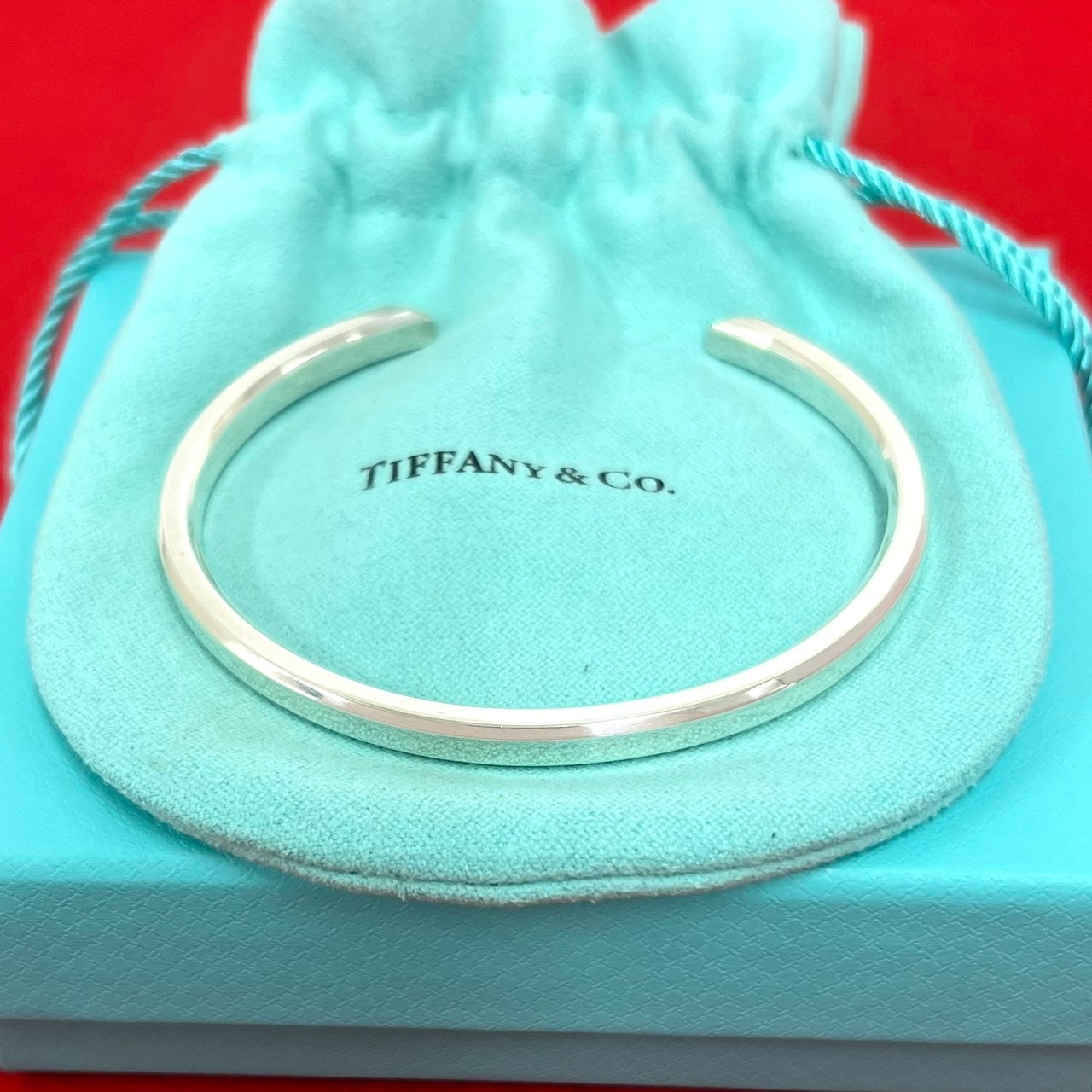 TIFFANY&Co. ティファニー メイカーズ ナローカフ バングル シルバー925 バングル シルバー
 33251