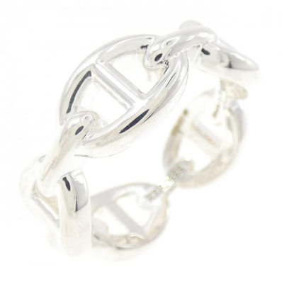Hermes Chaine D'ancre Enchainee Ring PM "Silver"