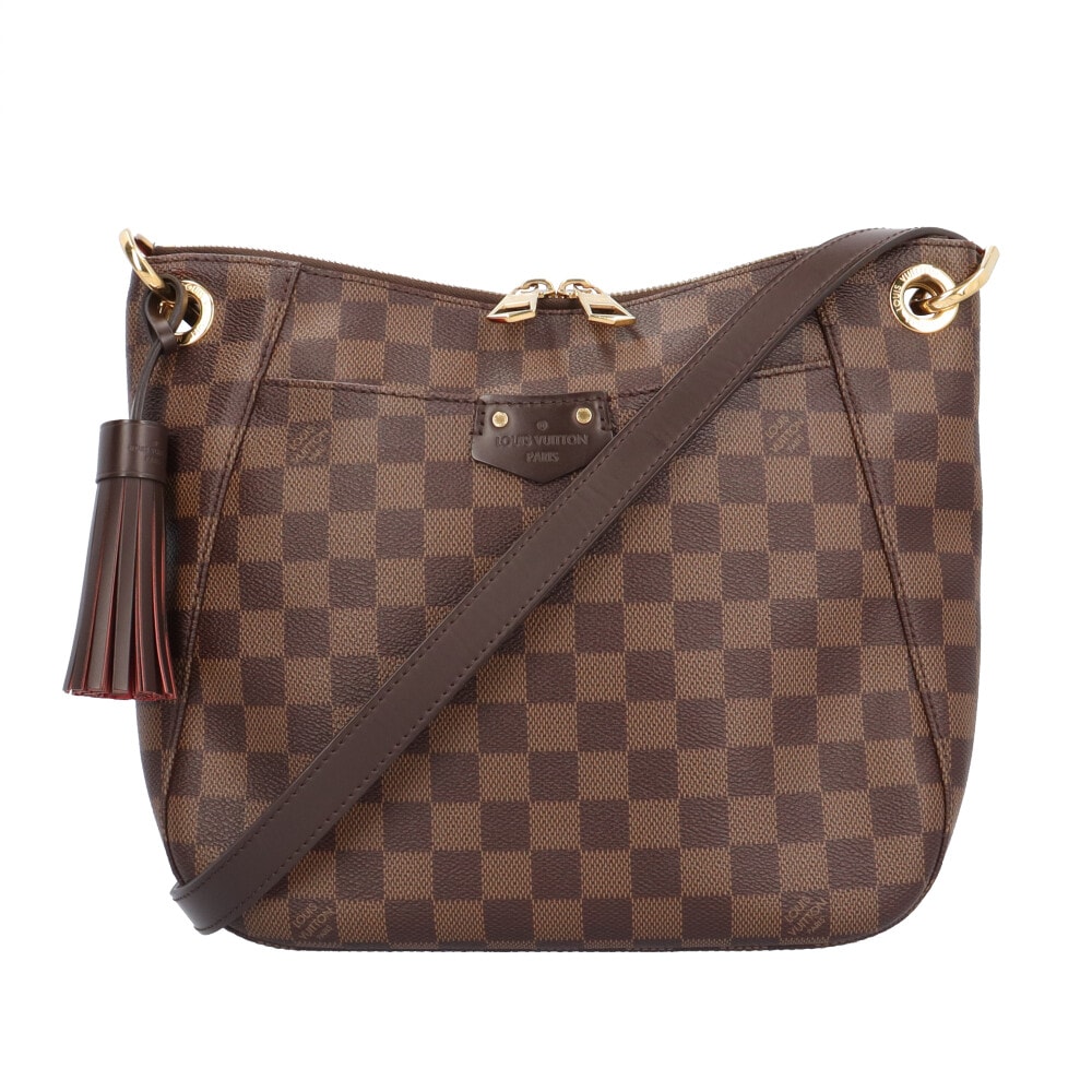 ルイヴィトン サウスバンク ダミエ ショルダーバッグ ダミエキャンバス N42230 ブラウン レディース LOUIS VUITTON  中古