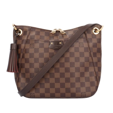 ルイヴィトン サウスバンク ダミエ ショルダーバッグ ダミエキャンバス N42230 ブラウン レディース LOUIS VUITTON 中古