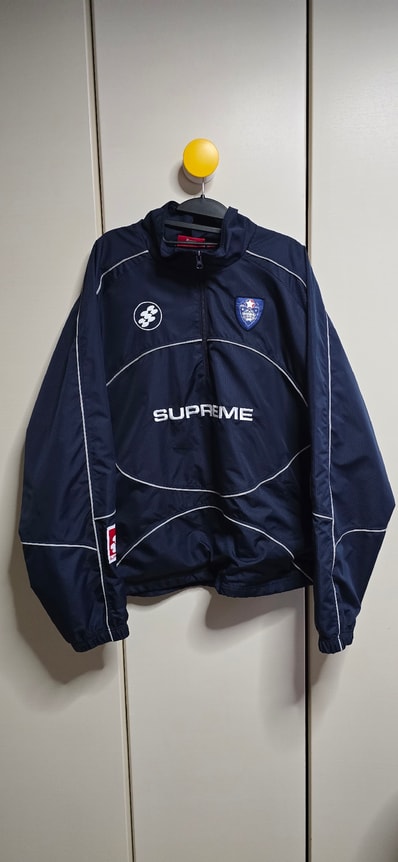 Supreme Reflective Piping Pullover "Navy"