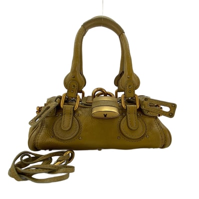 クロエ Chloe レザー パディントン mini ハンドバッグ【中古】