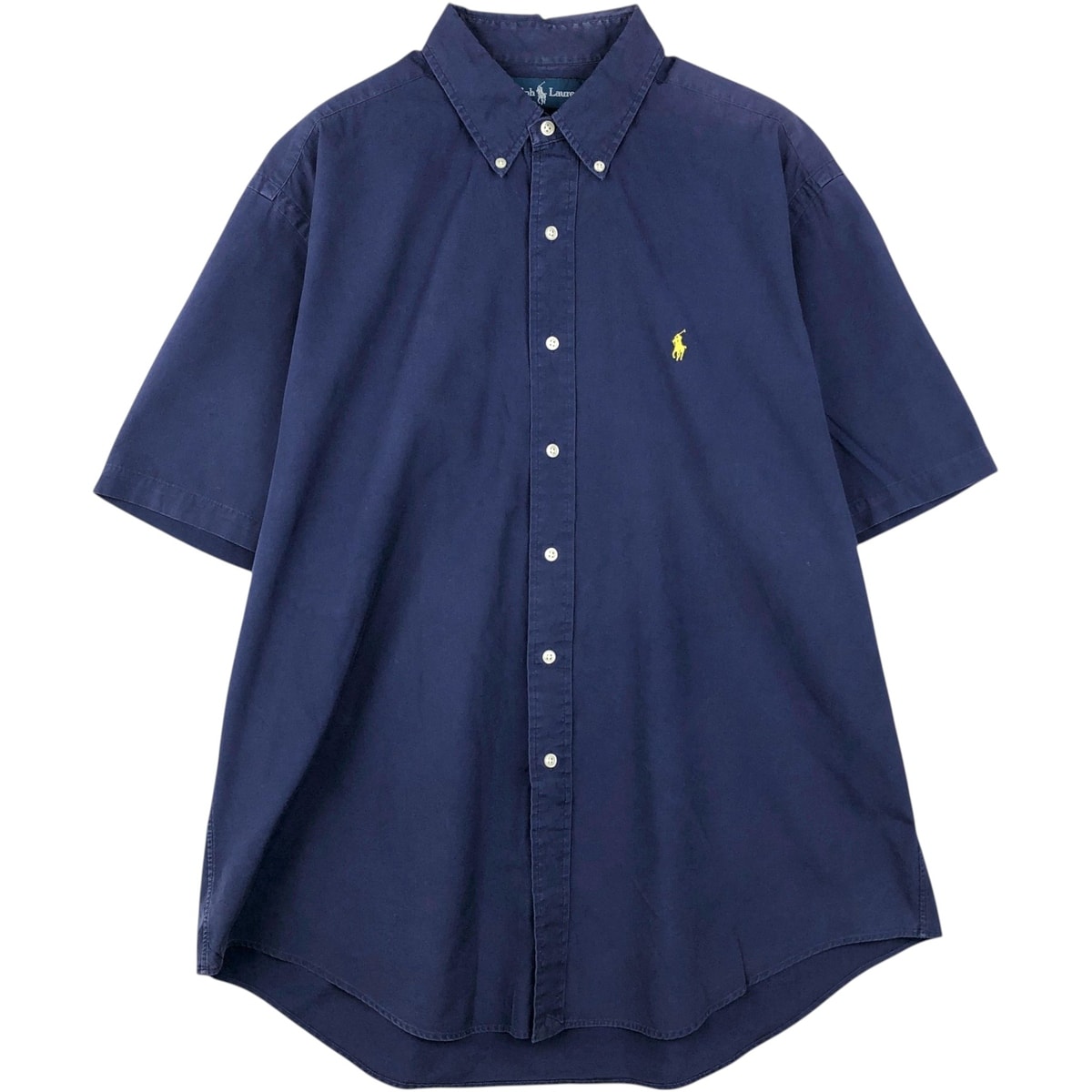 古着 ラルフローレン Ralph Lauren CLASSIC FIT 半袖 ボタンダウンシャツ メンズXL相当/eaa625394