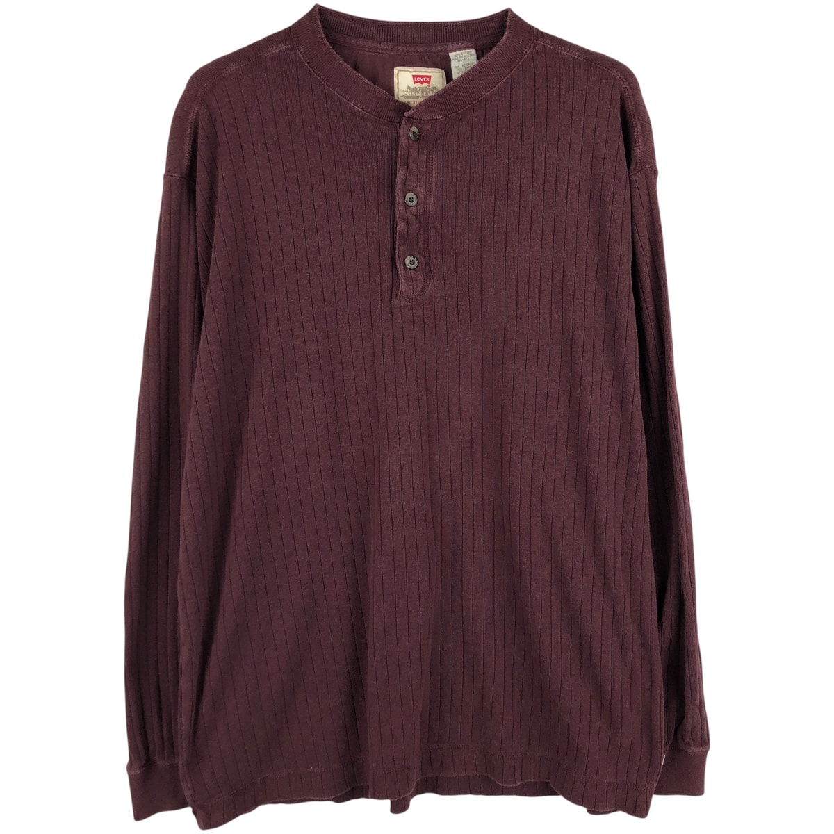 古着 リーバイス Levi's ヘンリーネック ロングTシャツ ロンT メンズL相当/eaa608334