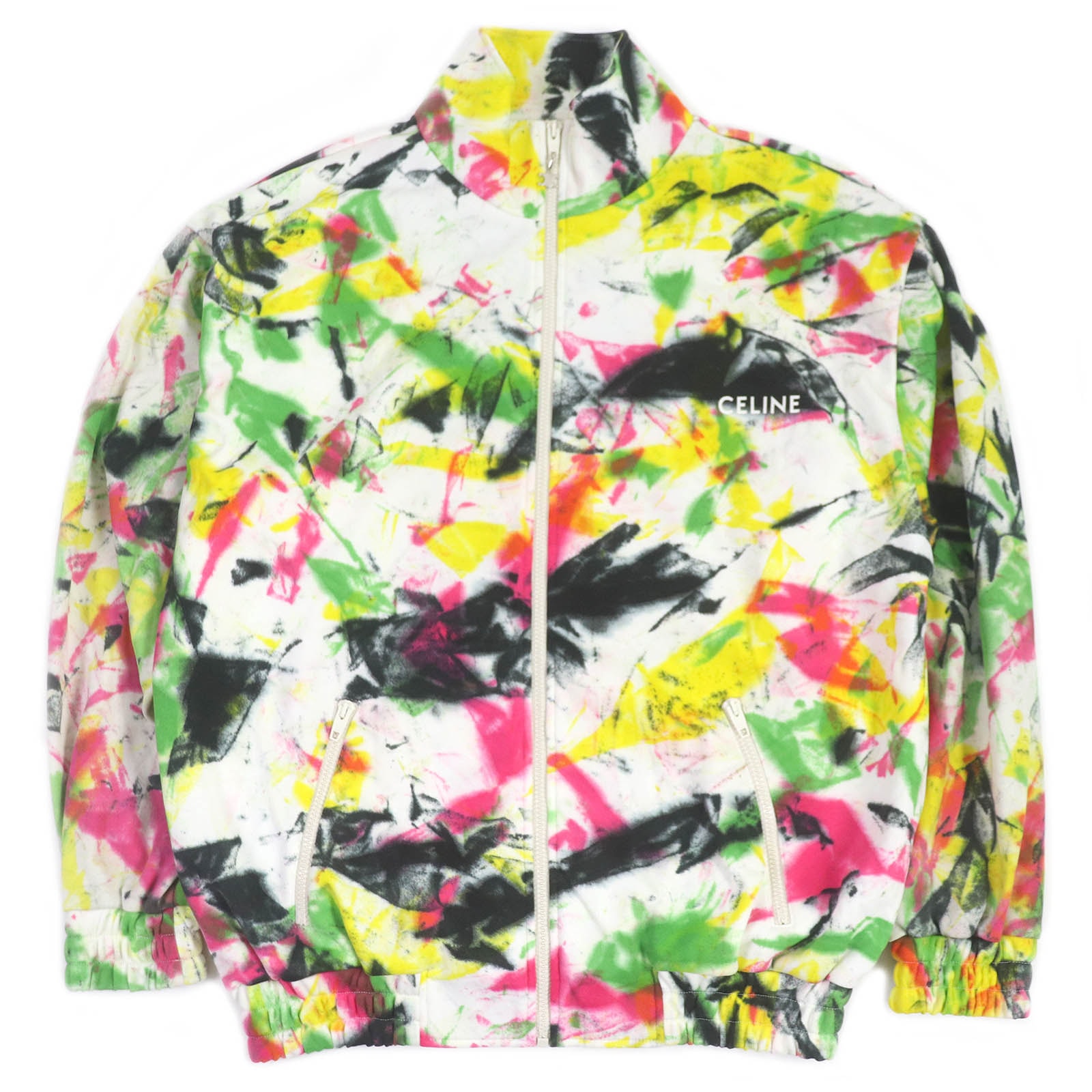 極美品 セリーヌ ジャージ マルチカラー メンズ S 2Y671383Q