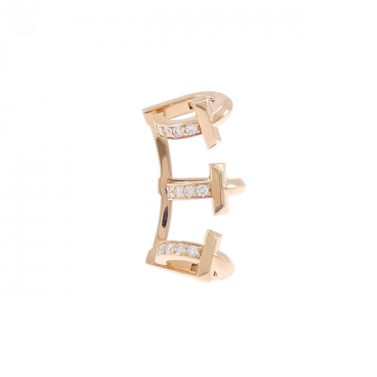 ティファニー Tワン イヤーカフ 0.30CT 片耳